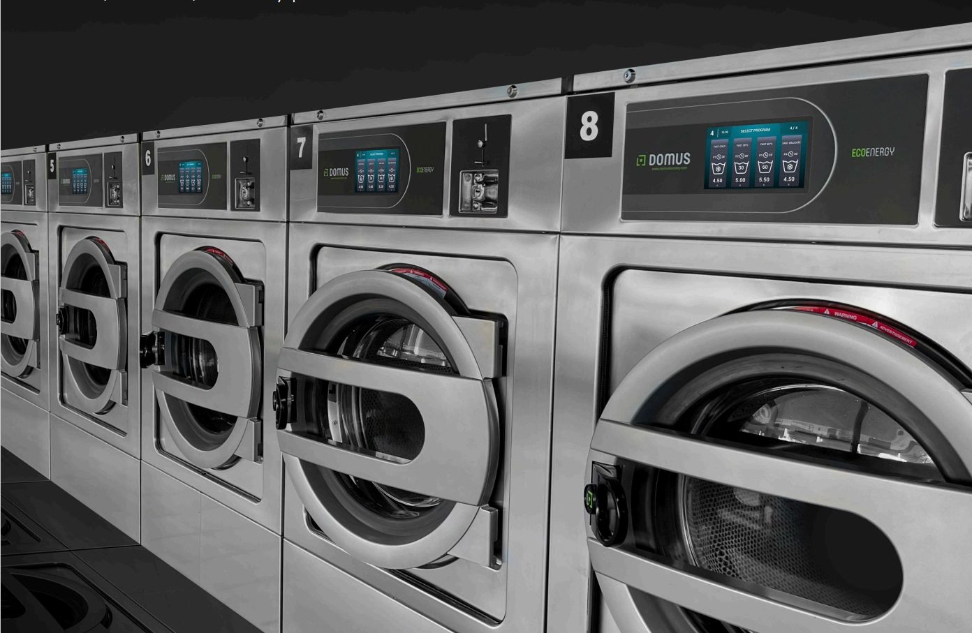 Commercial dryers row